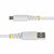 Startech - 30 cm-es USB-A - USB-C gyorstöltő kábel, 15 W 3 A - USB2AC30CMBRWH