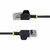 Startech - 80 cm-es fekete, ultravékony Cat6a Ethernet kábel - N6APATSTP34BKS80CM