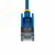 Startech - 30 cm-es kék ultravékony Cat6A Ethernet patch kábel, 10 darabos - 6ASTP34BLS30CM10PK