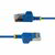 Startech - 30 cm-es kék ultravékony Cat6A Ethernet patch kábel, 10 darabos - 6ASTP34BLS30CM10PK