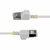 Startech - 4 m-es fehér, ultravékony Cat6a Ethernet kábel - N6APATSTP34WHS4M
