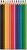 Színes ceruza készlet, háromszögletű, MAPED "Color'Peps Strong", 12 különböző szín, (12 db)