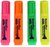 Szövegkiemelő készlet, 1-4 mm, FLEXOFFICE "HL05", 4 különböző szín, (4 db)