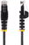 Startech - 50 cm-es fekete vékony CAT6 hálózati kábel, 10 darab - N6PAT50CMBKS10PK