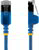 Startech - 15 cm-es kék ultravékony Cat6A Ethernet patch kábel, 10 darab - 6ASTP34BLS15CM10PK
