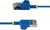 Startech - 15 cm-es kék ultravékony Cat6A Ethernet patch kábel, 10 darab - 6ASTP34BLS15CM10PK