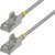 Startech - 30 cm-es szürke, ultravékony Cat6a Ethernet kábel, 10 darab - 6ASTP34GRS30CM10PK