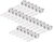 Startech - Cat6 Keystone Jack Modul, 24 db-os RJ45 Ethernet Keystone Aljzat - C6KEY110WHE24PK