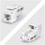 Startech - Cat6 Keystone Jack Modul, 24 db-os RJ45 Ethernet Keystone Aljzat - C6KEY110WHE24PK