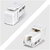 Startech - Cat6 Keystone Jack Modul, 24 db-os RJ45 Ethernet Keystone Aljzat - C6KEY110WHE24PK