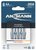 ANSMANN - akku, ceruza, AA, 2850 mAh, Nagy energiafogyasztású eszközökhöz is, 4 db - 5035212