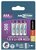 ANSMANN - akku, Li-ion, Lítium, micro ceruza, AAA, 500 mAh, Játékvezérlőkhöz is, USB-C kábellel tölthető, 4 db - 4013674193967