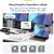 Startech - Kétmonitoros USB-C dokkolóállomás, 4K 60Hz, HDMI vagy DisplayPort, 96 W - 194UE-USBC-SMARTDOCK