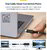 Startech - USB C - HDMI adapterkábel 4,5 m, strapabíró HDMI csatlakozó, 4K 60Hz - 450C-USBC-HDMI-4K60G