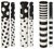 Bruno Visconti Dreamwrite Flora Black&White 0,7 mm, kék golyóstoll