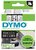 Feliratozógép szalag, 9 mm x 7 m, DYMO "D1", fehér-fekete