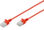 Assmann-DIGITUS CAT 6 U-UTP Slim patch kábel, 0,3 m, piros - DK-1618-003S-R
