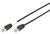 DIGITUS CAT 6 S/FTP kültéri patch kábel, 2 m, PE - DK-1644-020/BL-OD