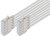 DIGITUS CAT 6A F-FTP Slim Patch kábel, 0,3 m, szürke, 10 darab - DK-1632-A-003S-10