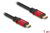 Delock - USB 5 Gbps kábel USB Type-C™ apa - apa PD 3.0 100 W E-Marker 1 m piros fém - 80090