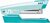 Tűzőgép, 24/6, 26/6, 20 lap, MAPED "Universal Metal Half-Strip Pastel", pasztell türkiz