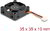 Delock DC axiális ventilátor 12 V, 35 x 35 x 10 mm - 67338
