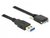 Delock 83599 USB3.0 A - USB3.0 microB dugó csavarokkal ellátott - 3m
