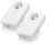 ZyXEL PLA5456 AV2000 MIMO Pass-Thru Powerline Gigabit Ethernet Adapter Kit