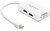 Delock - Adapter Displayport mini > Displayport / HDMI / DVI 29tűs