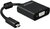 DELOCK 65558 HDMI-micro D male to VGA female audió funkcióval, fekete