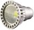 OPTONICA - LED Spot izzó, GU10, 4W, COB, meleg fehér fény, 320Lm, 2700K