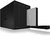 Raidsonic ICY BOX IB-3664SU3 3.5" SATA3 USB3.0 eSATA külső ház 4-Bay JBOD (Single)