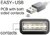Delock - EASY USB A M/F adatkábel 1m - 83370