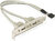 Delock 71000 Slot konzol 1x belsõ USB 9tõs > 2x USB2.0 külsõ