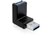 DELOCK 65340 Adapter USB 3.0 male-female angled 270 vertical